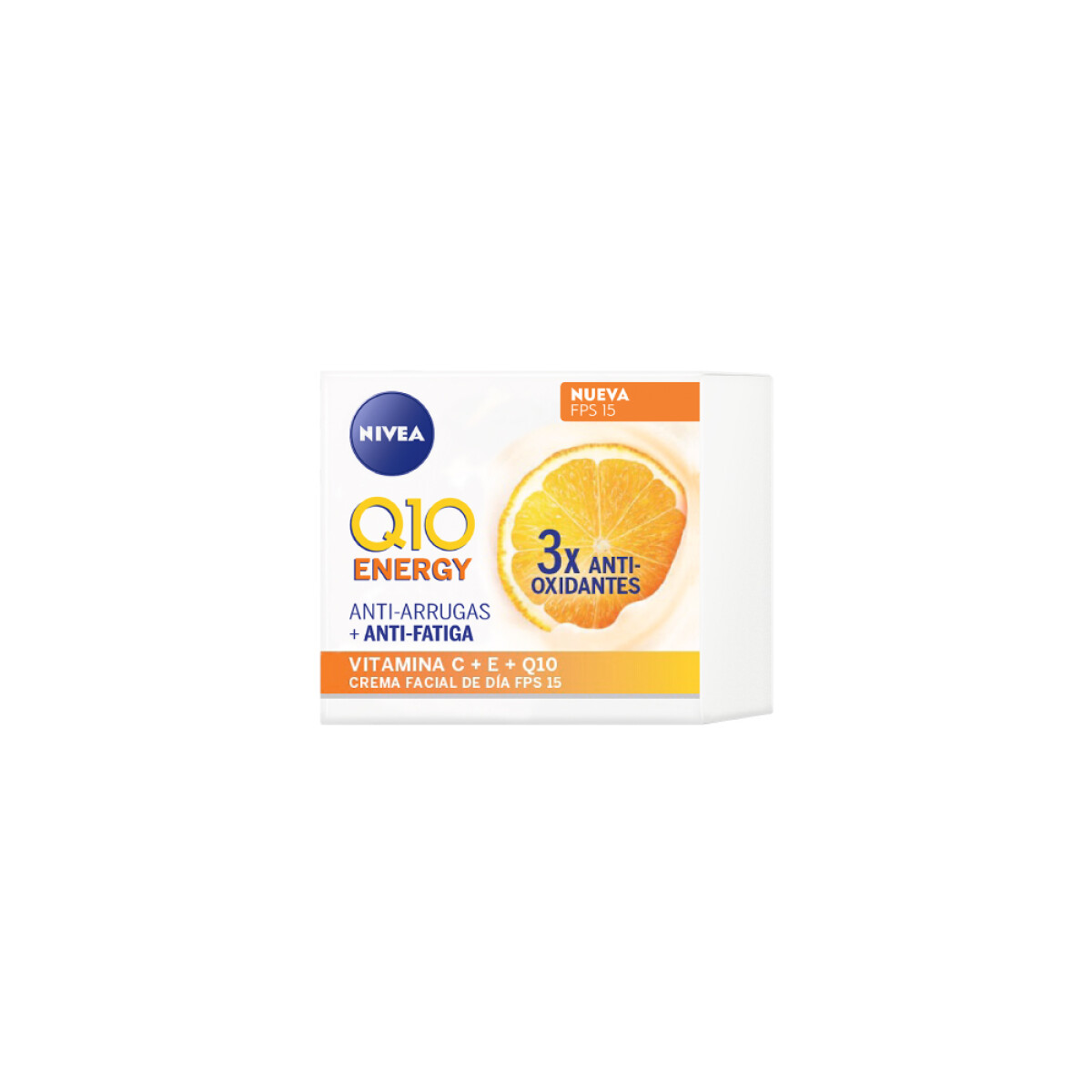 Crema Facial de Día Nivea Q10 Energy Anti-Fatiga FPS15 50ml 