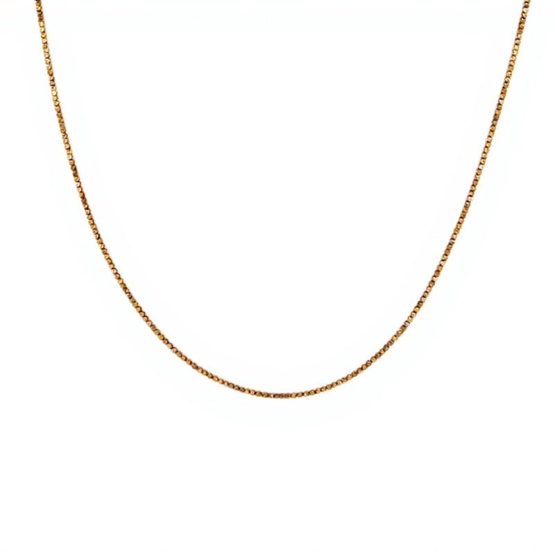 Cadena cordon oro, cola de topo-Oro bajo -Sin Piedra-CD8010 sinpiedra