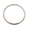 Par de alianzas clásicas en oro blanco 18k de 2mm y triple altura bombé Par de alianzas clásicas en oro blanco 18k de 2mm y triple altura bombé