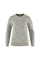 Övik Structure Sweater W Egg-Shell Grey