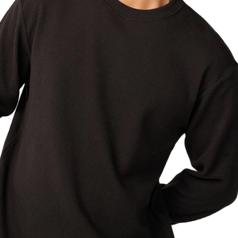 Remera Rip Curl Premium Surf Waffle - Negro Remera Rip Curl Premium Surf Waffle - Negro