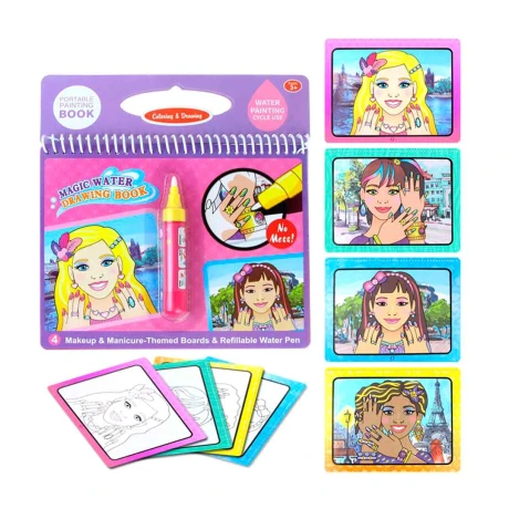 Acqua Libro de Make-up Mágicos con Pintura y Agua 001