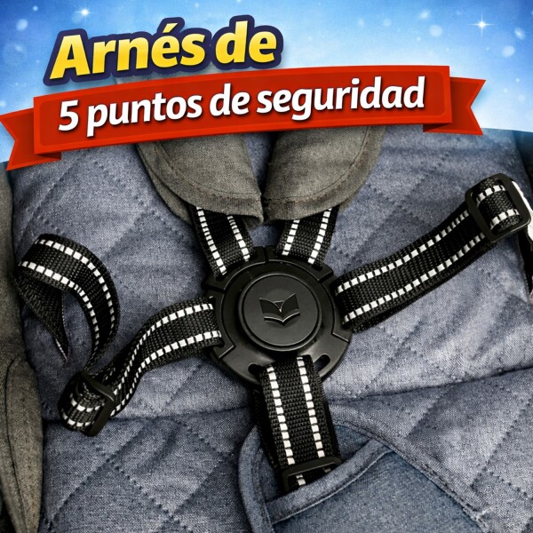 Coche Para Bebe Ulpes Con Capota Y Funda Rf300 COCHE BEBE ULPES GRIS RF300 330785