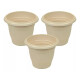 Set x3 Macetas redondas 4 lts ARENA