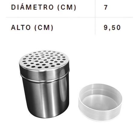 Especiero inox agujero queso Especiero inox agujero queso
