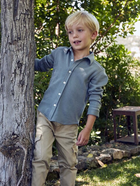 Camisa Polo Verde Oscuro