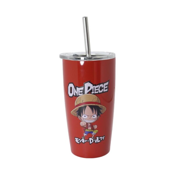 Vaso acero 530ml One Piece Luffy