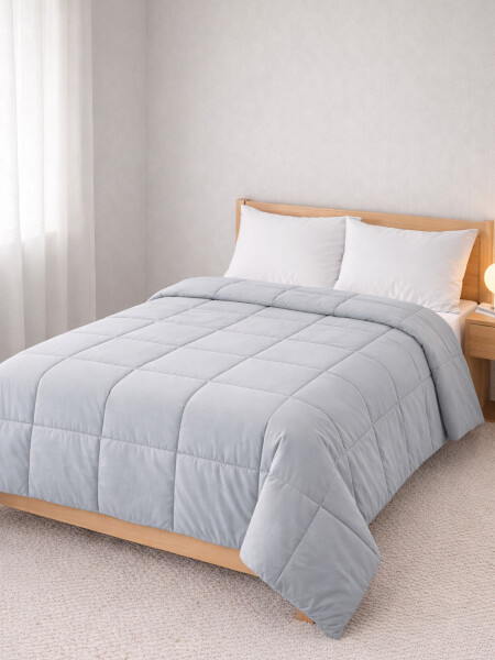 ACOLCHADO 2 PLAZAS GRIS