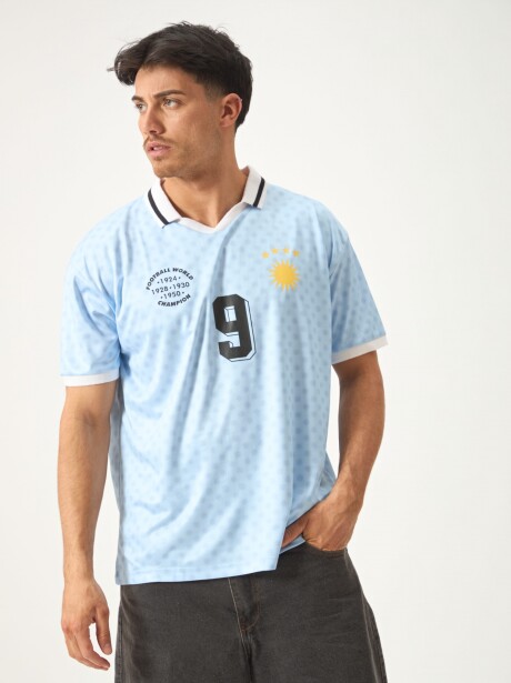 REMERA FUTBOL PAISES URUGUAY