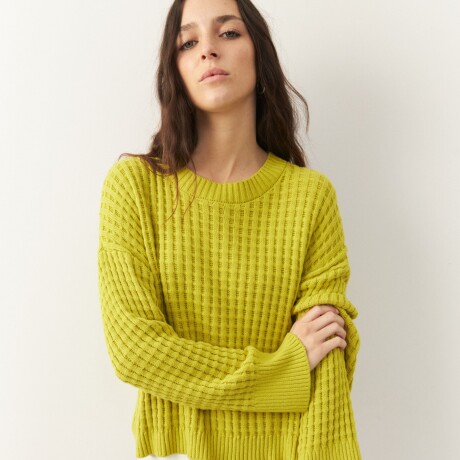 SWEATER SARA Verde Manzana