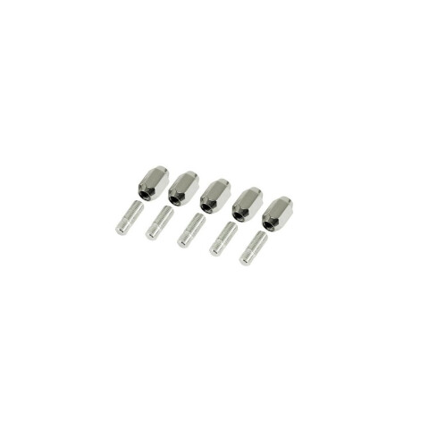 KIT ESPARRAGOS Y TUERCAS RUEDA FUSCA CROMO 1200 12X1.5 PAR Kit Esparragos Y Tuercas Rueda Fusca Cromo 1200 12x1.5 Par