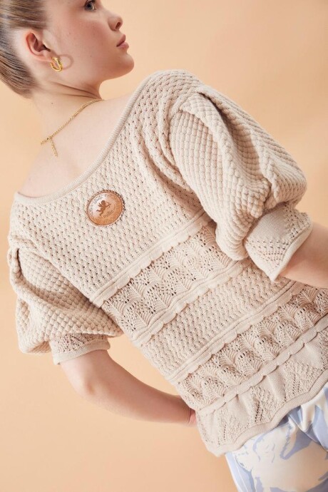 SWEATER LAURIE BEIGE