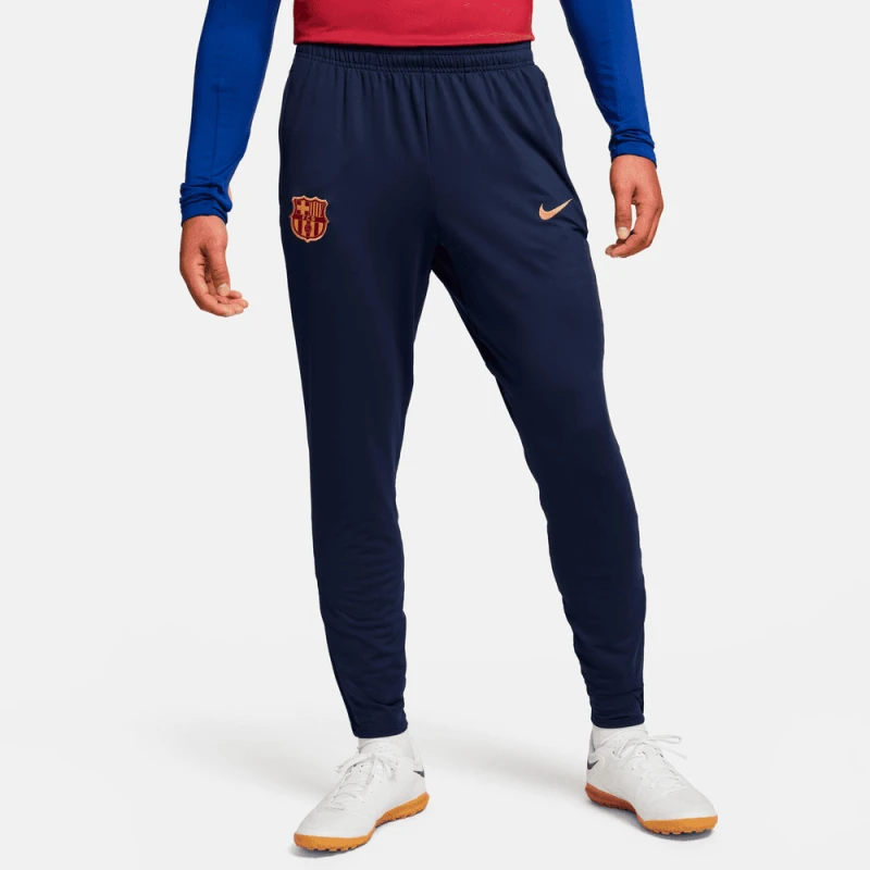 Pantalón Largo Fc Barcelona Strike de Hombre Azul