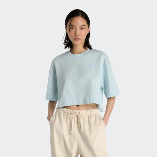 Remera New Balance Logo Oversized Azul