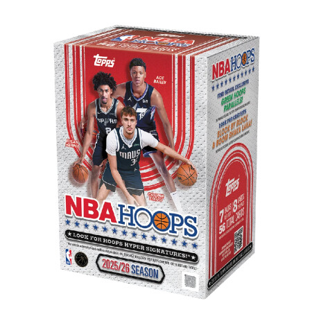 Topps NBA Hoops 2025/26 - Value Box - 56 tarjetas Topps NBA Hoops 2025/26 - Value Box - 56 tarjetas