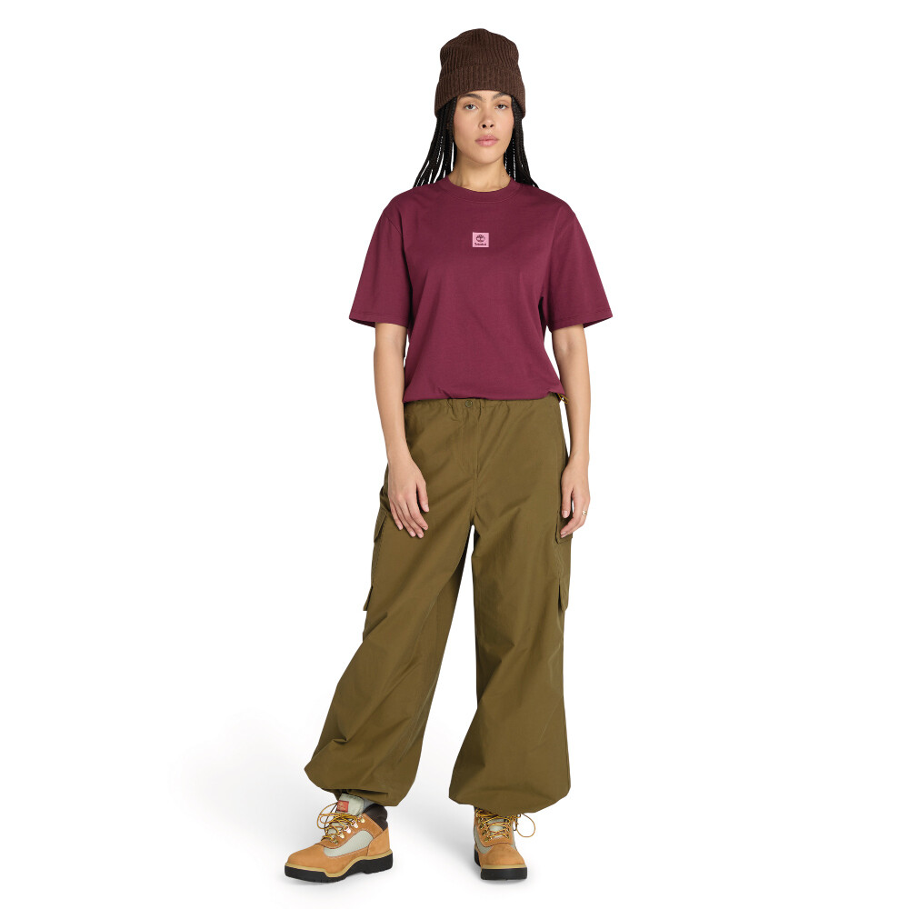 Polo Stack Mujer Burgundy