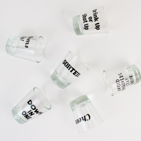 Shots X6 Con Frases — Mis Petates