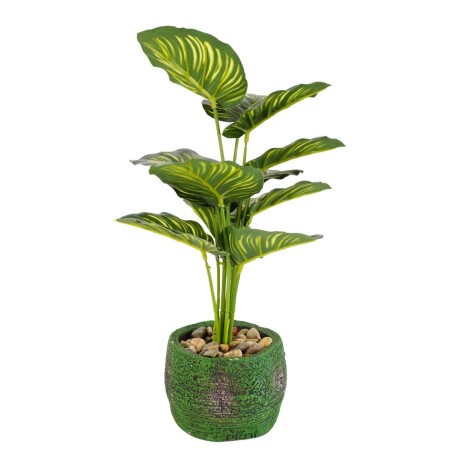 Planta artificial con maceta 32cm Planta artificial con maceta 32cm