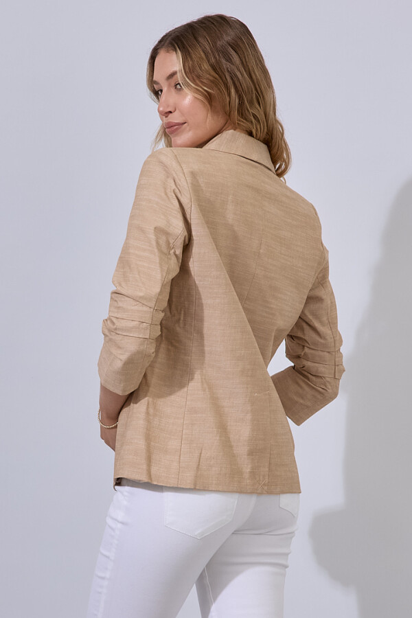 Blazer Manga Frunces BEIGE