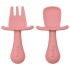 Set x2 cubiertos entrenamiento tope BUBA rosa