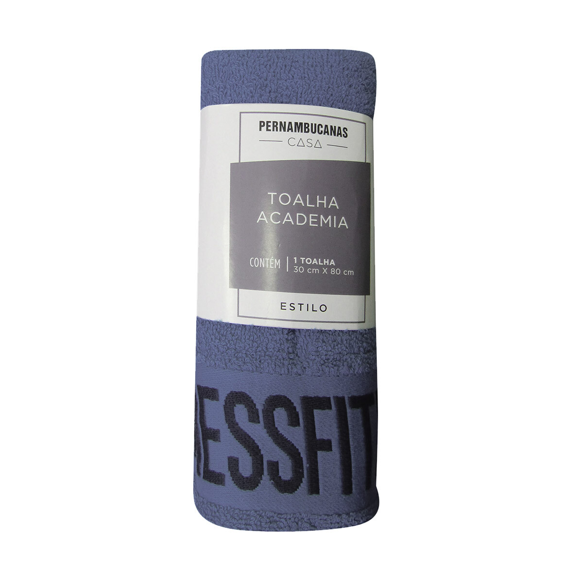 Toalla Social Sport Estampadas 30 x 80 cm - AZUL MARINO 