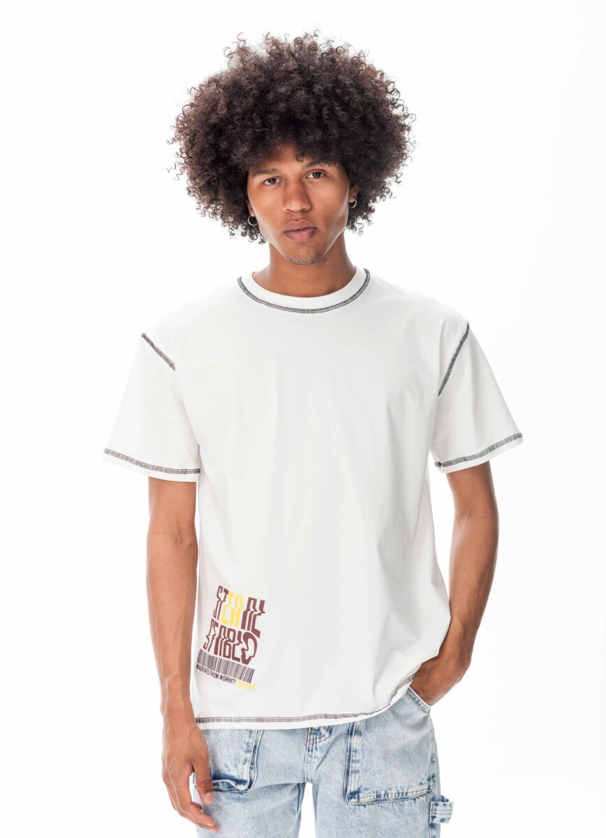 Remera Antisocial - Blanco 