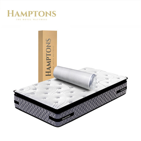 Sommier 1 Plaza HAMPTONS Platinum 90X190 Negro