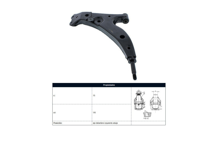 Parilla De Suspension Delantera Toyota Corolla 91-95 Izq Parilla De Suspension Delantera Toyota Corolla 91-95 Izq