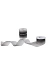 Cinta organza degrade - 23 mts NEGRO
