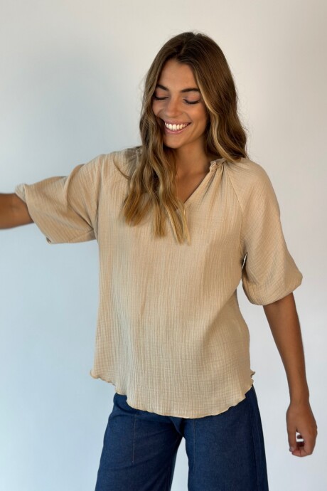 BLUSA GUADIANA BEIGE