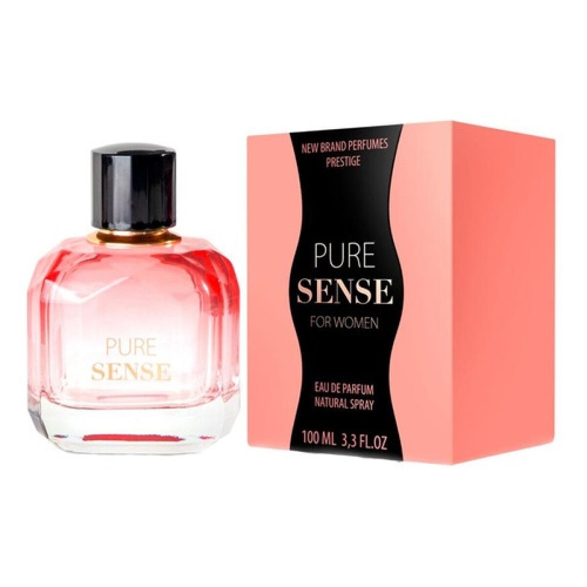 Perfume New Brand Pure Sense for Women EDP 100ml Original 