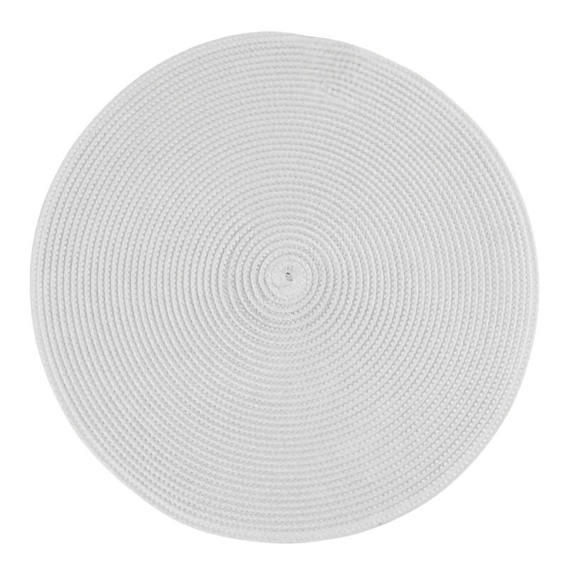 Individual Tejido Circular 38cm BLANCO