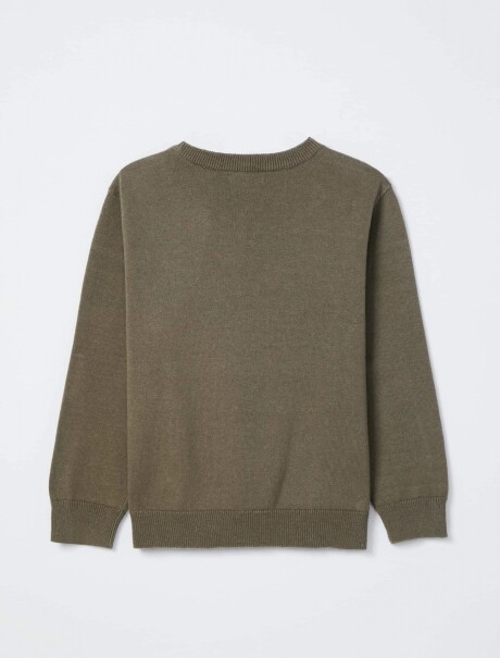 BUZO INFANTIL CON ESTAMPA VERDE