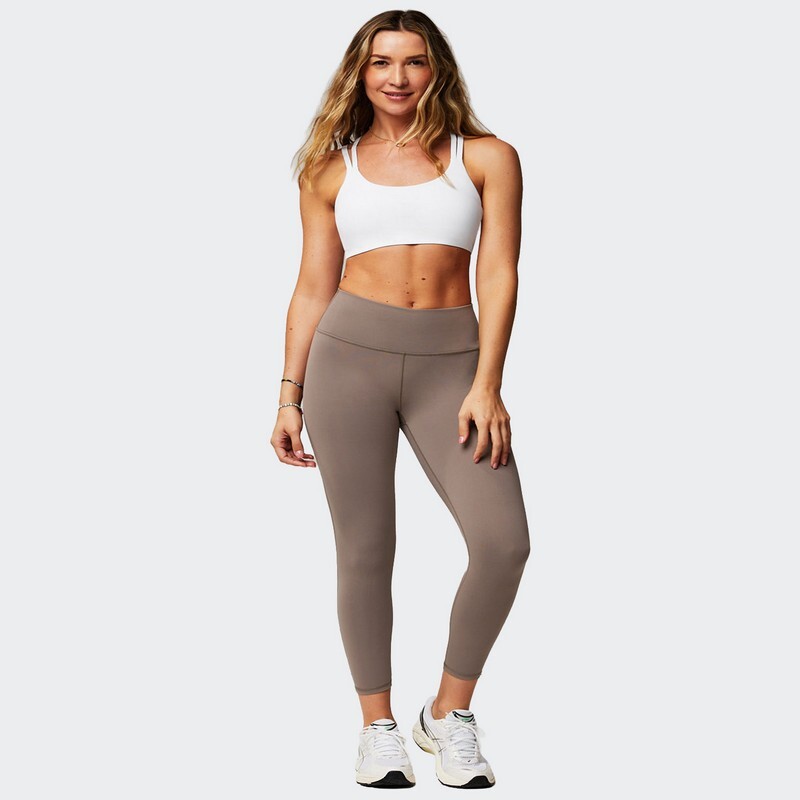 Calza Fabletics Define PowerHold High-Waisted 7/8 Gris
