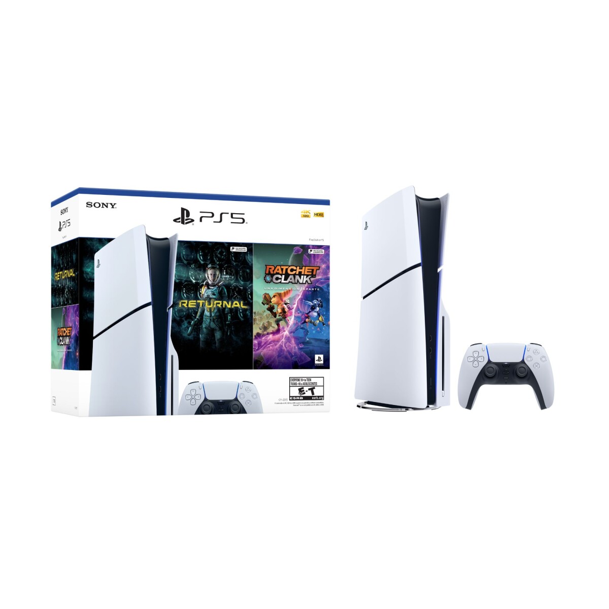 PlayStation 5 PS5 Slim 1TB con Lector de Disco + Juegos 