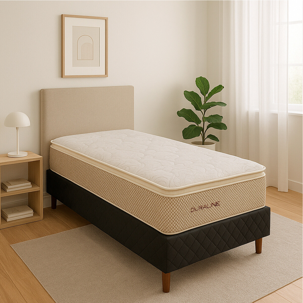 Sommier 1 plaza Twin Duraline 88 x 188 x 28 - S/C 
