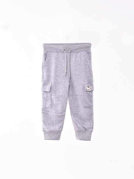PANTALON POL GRIS MELANGE M