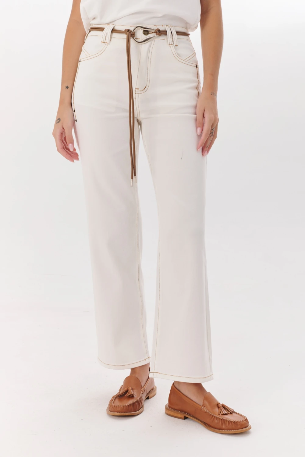 PANTALON NASH blanco 6