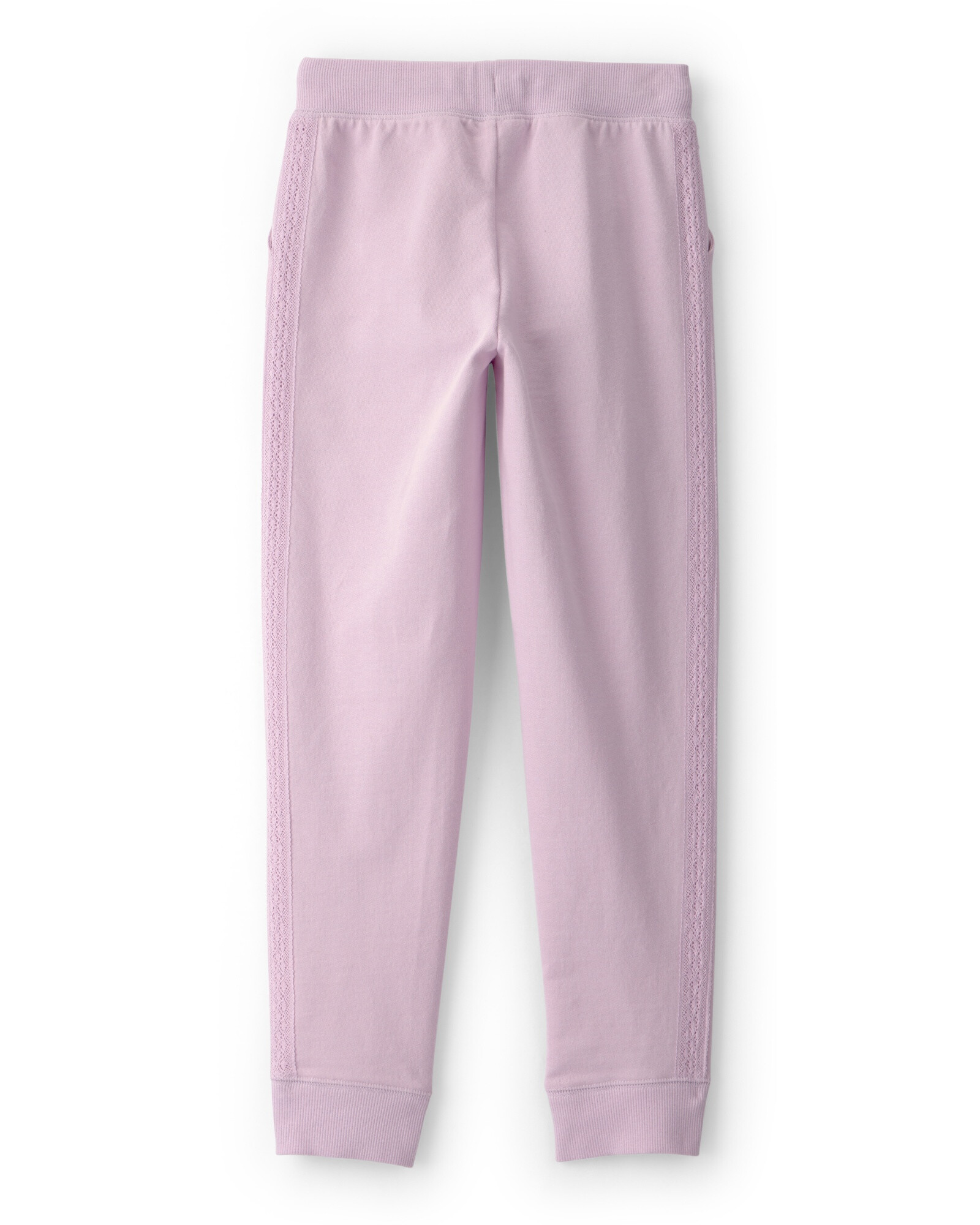 Pantalón deportivo de algodón, rosado Sin color