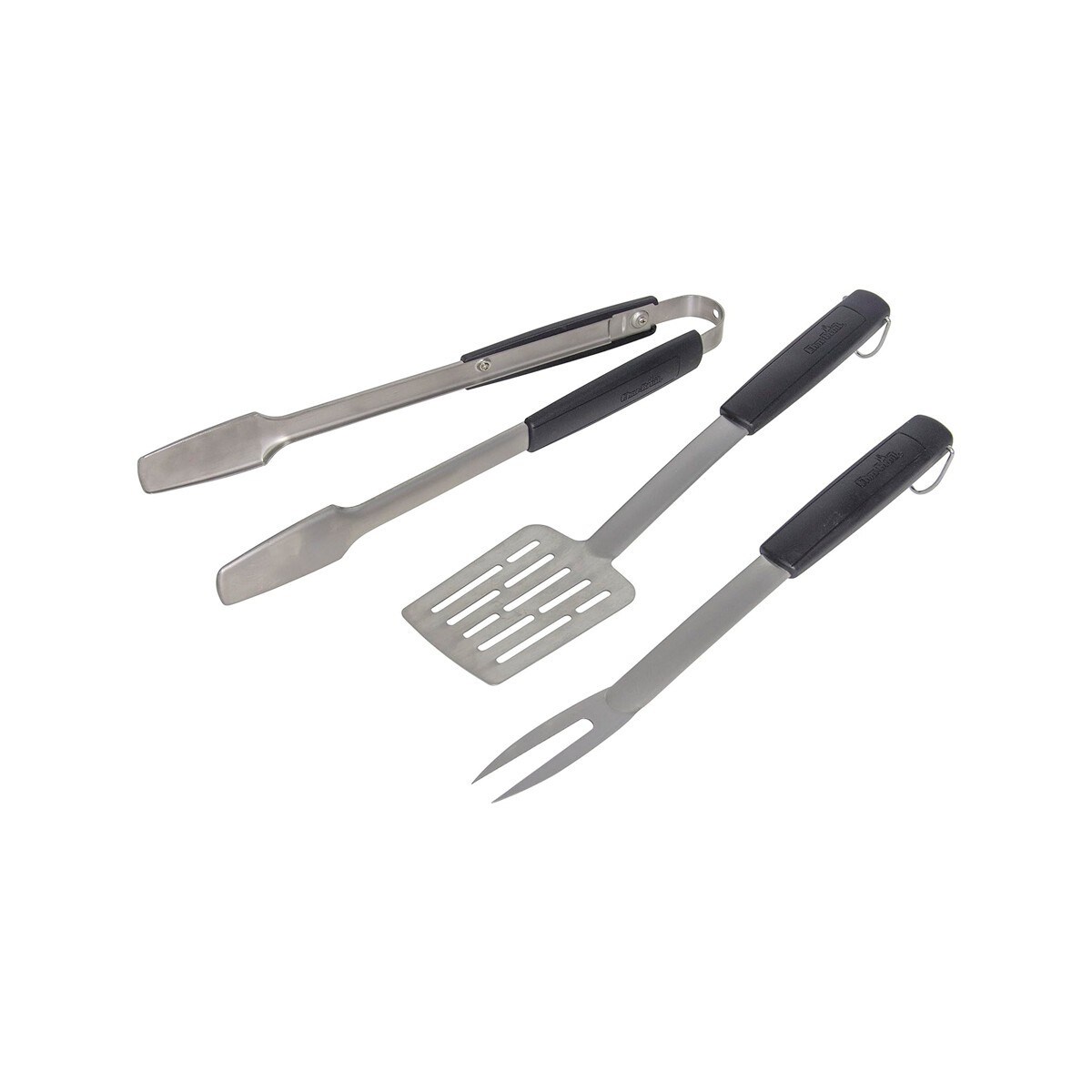 Set Espatula Pinza Tenedor Barbacoa Parrillero Char-Broil Inox Set Espatula Pinza Tenedor Barbacoa Parrillero Char-Broil Inox