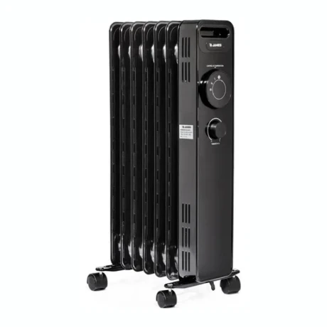 RADIADOR DE ACEITE JAMES RA 1500W G2 Radiador De Aceite JAMES G2 1500W - Negro
