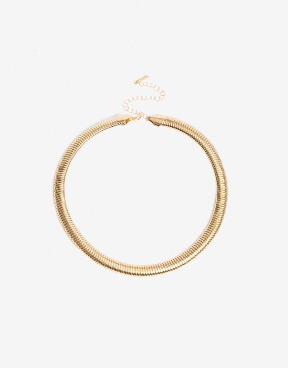 Collar Corto Metal - Dorado 