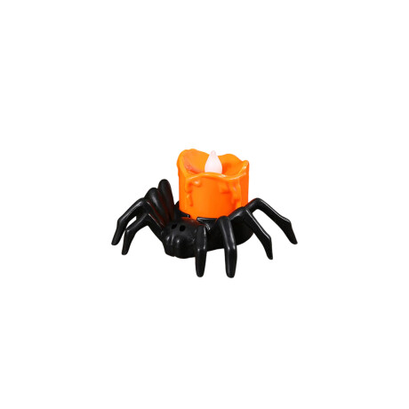 Araña Halloween iluminadas LED naranjas Naranja
