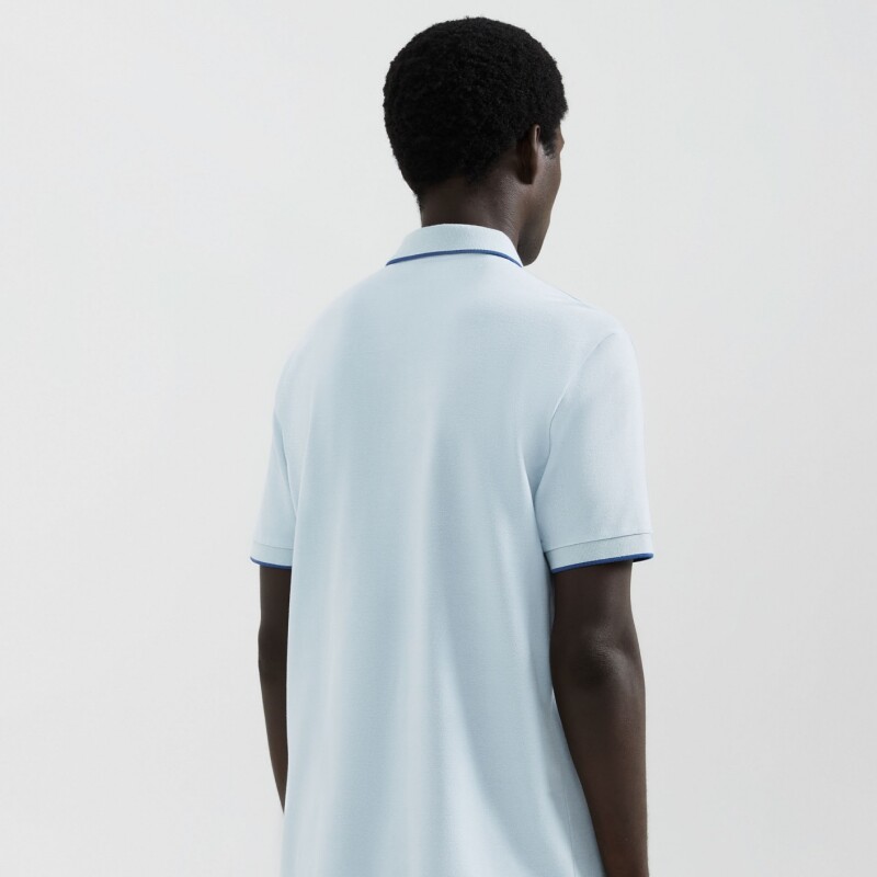 CAMISA POLO MM MASC CELESTE