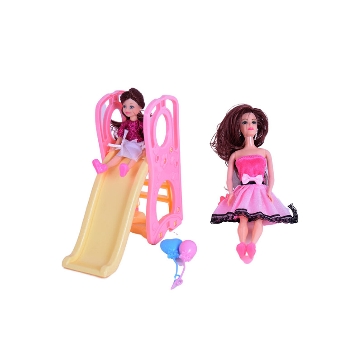 OUTLET Muñeca e hija en parque infantil-caja 28*33*9.5 cm - Outlet Muñeca E Hija En Parque Infantil-caja 28*33*9.5 Cm 