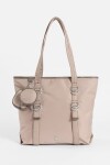 Shopper con monederos removibles beige