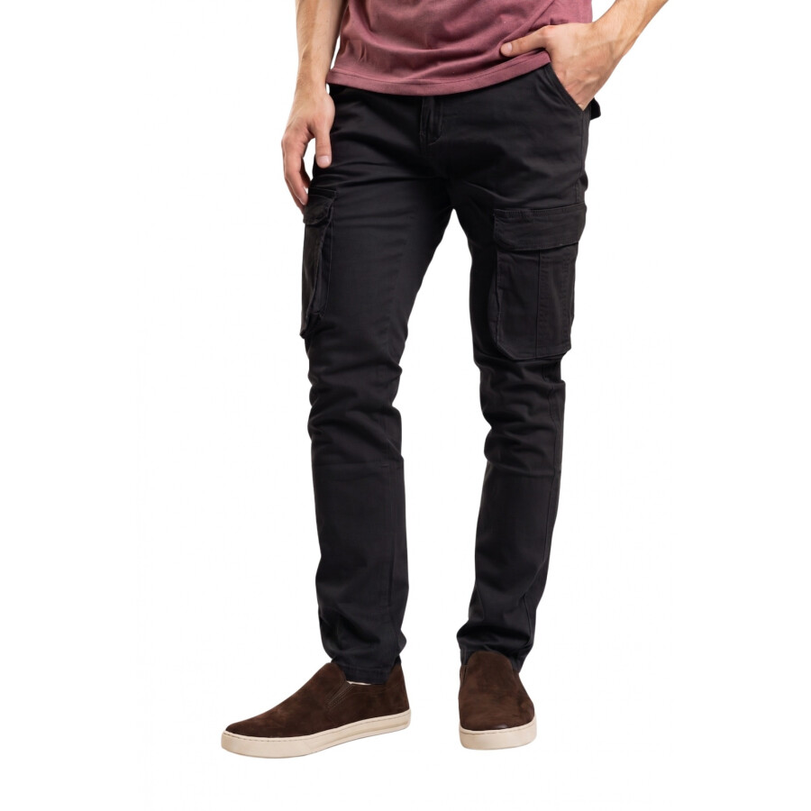 SNAKE CARGO PANT BLACK