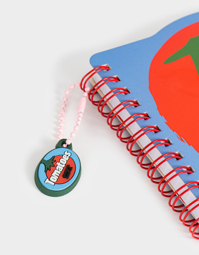 Anotadores Cuadernos y Memos Memo Anillado Tomate - Rojo Medio