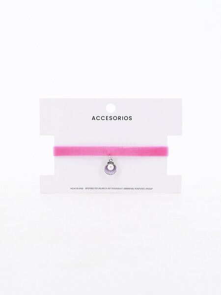 COLLAR PIERA ROSADO