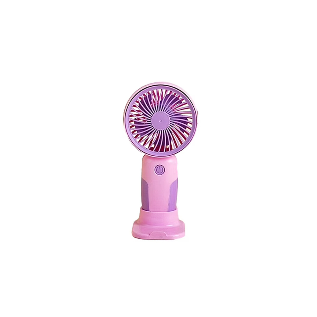 Mini ventilador portátil con base - Lila 